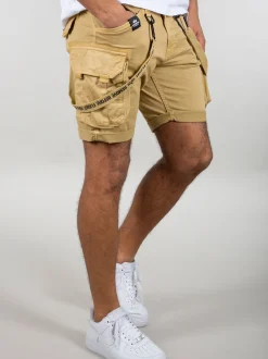 Alpha Industries Herren Cargo-Shorts in sand
