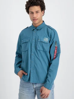 Alpha Industries Herren Hemd in marine
