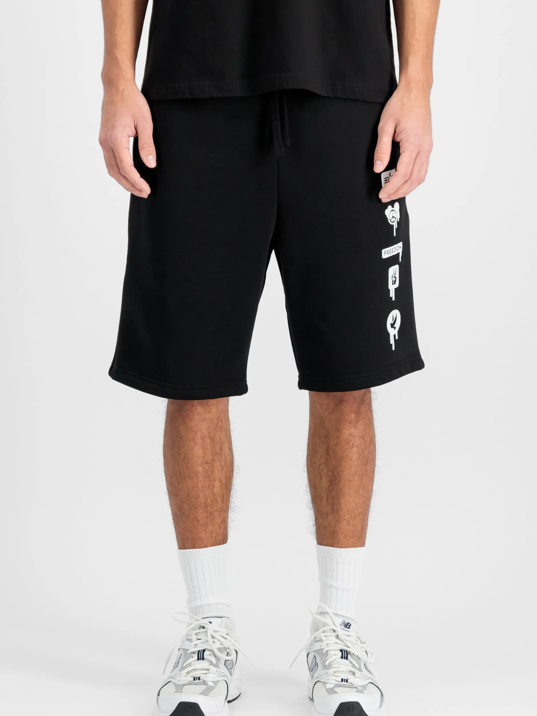 Alpha Industries Herren Kurze Hose in schwarz