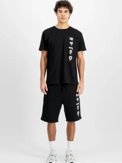 Alpha Industries Herren Kurze Hose in schwarz