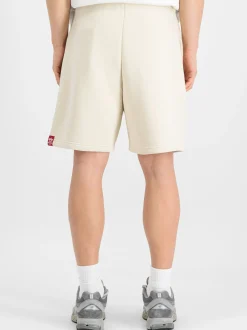 Alpha Industries Herren Kurze Hose in weiß