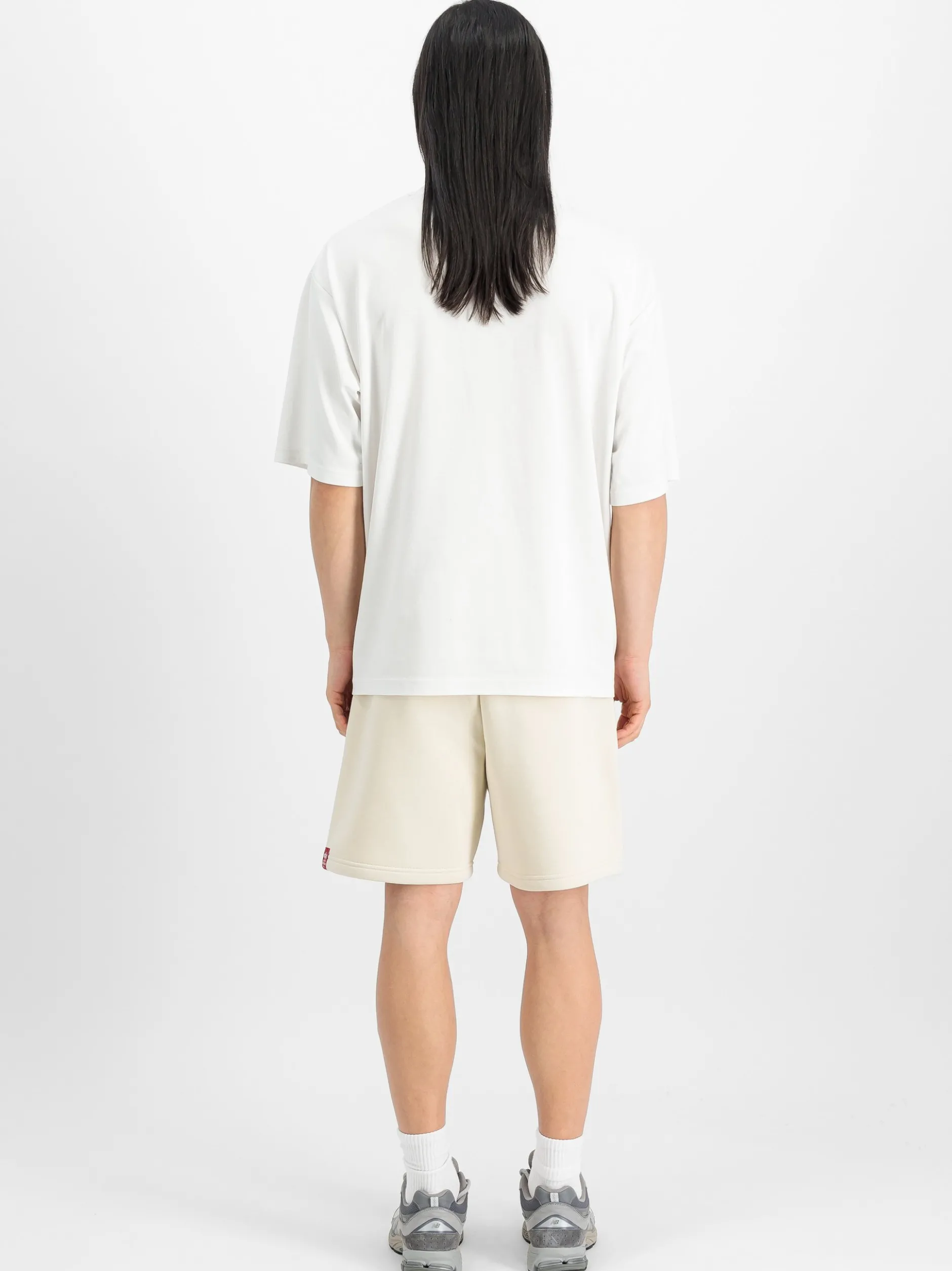 Alpha Industries Herren Kurze Hose in weiß