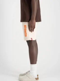Alpha Industries Herren Kurze Hose in weiß