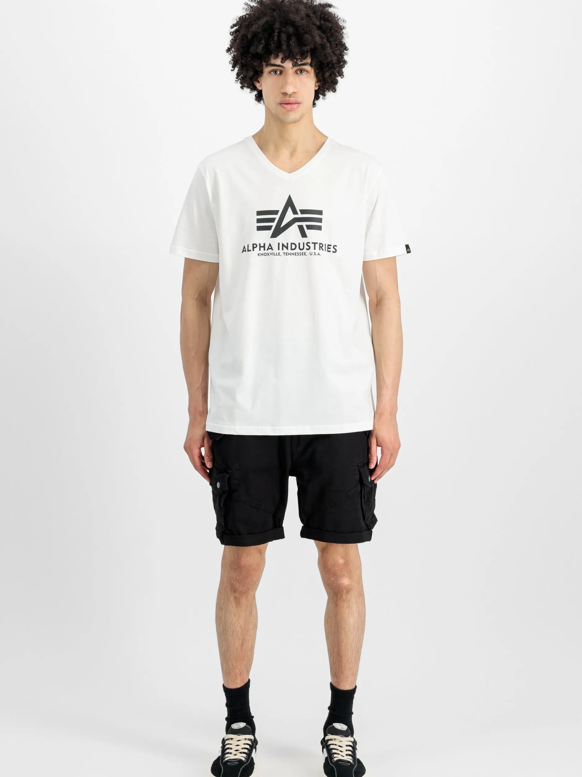 Alpha Industries Herren Kurze Hose in schwarz