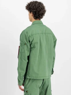 Alpha Industries Herren Overshirt in grau