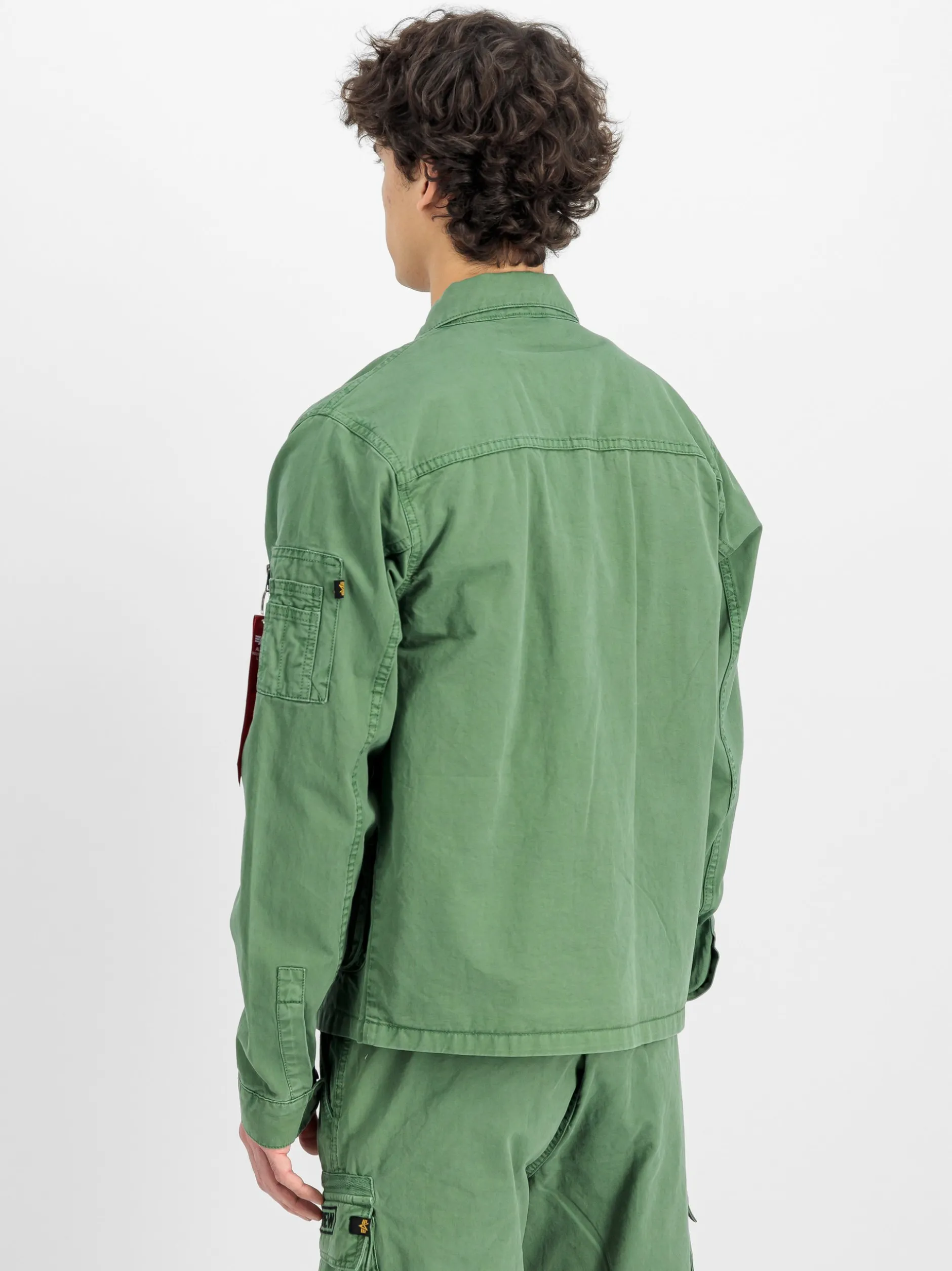 Alpha Industries Herren Overshirt in grau