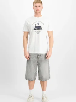 Alpha Industries Herren T-Shirt in weiß