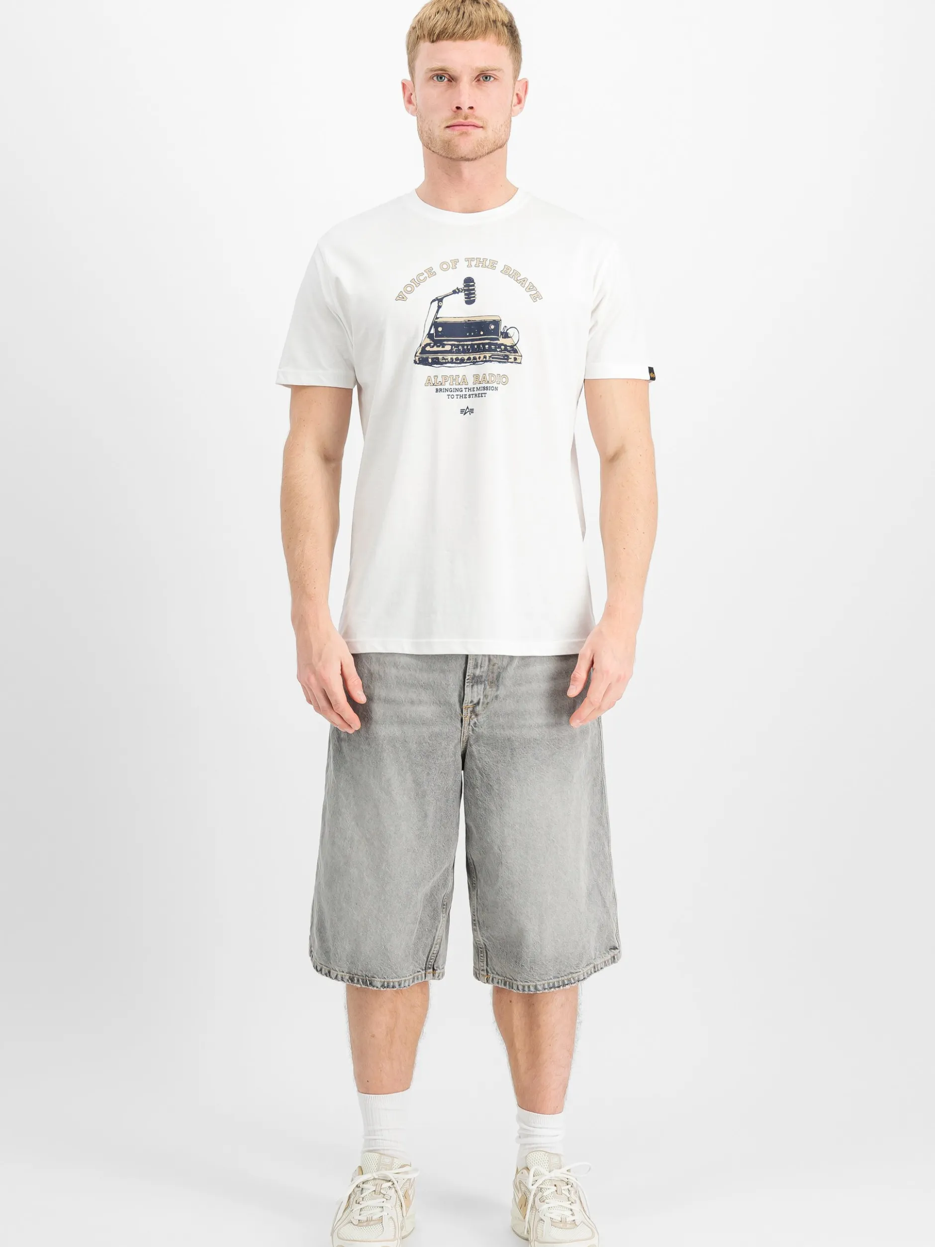 Alpha Industries Herren T-Shirt in weiß