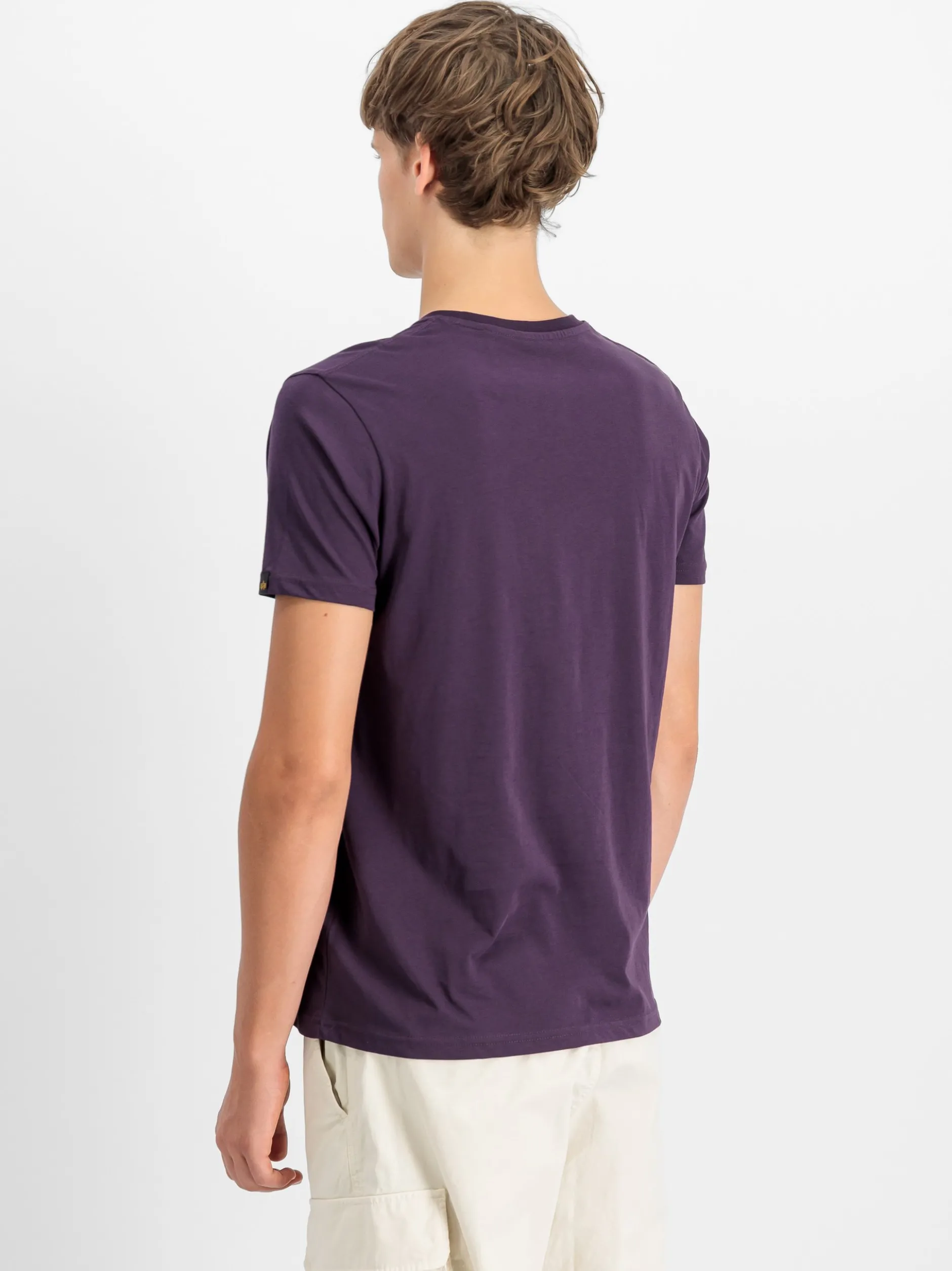 Alpha Industries Herren T-Shirt in lila