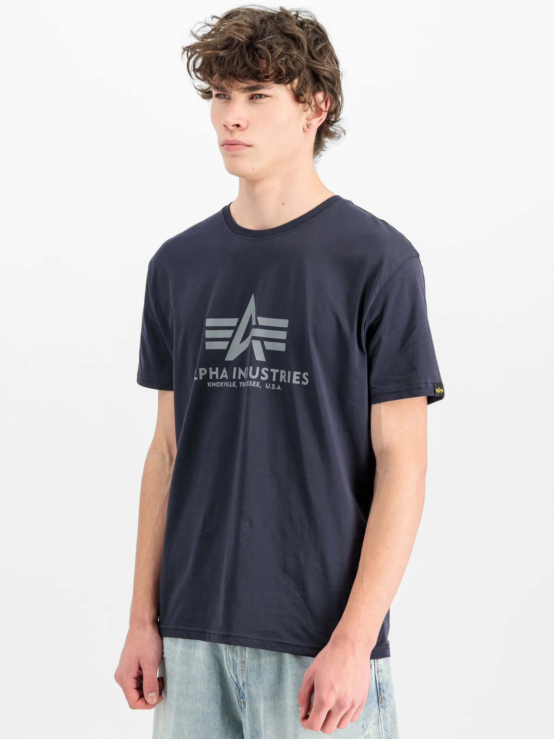 Alpha Industries Herren T-Shirt in blau