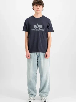 Alpha Industries Herren T-Shirt in blau