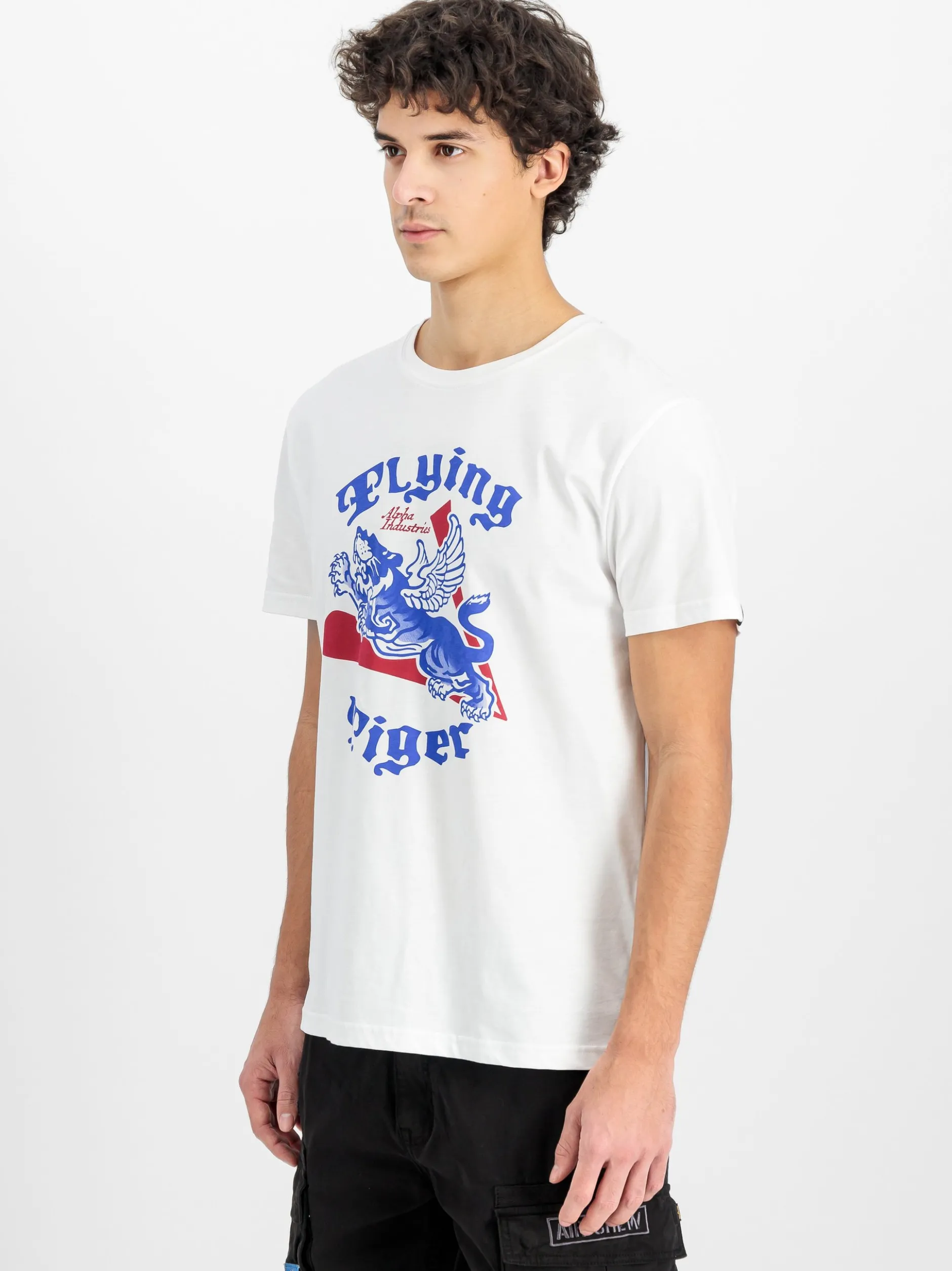 Alpha Industries Herren T-Shirt in weiß