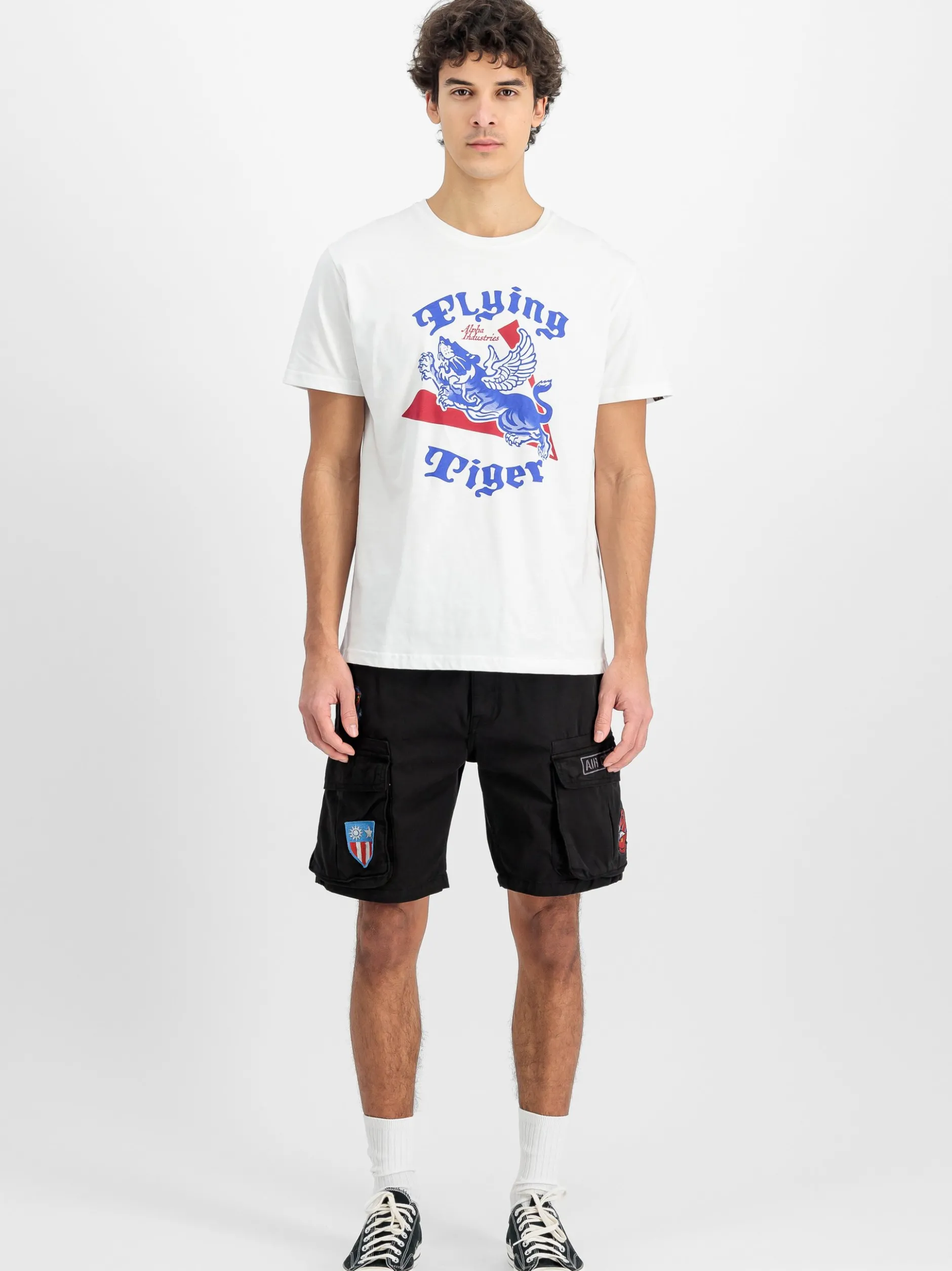 Alpha Industries Herren T-Shirt in weiß