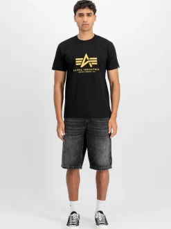 Alpha Industries Herren T-Shirt in schwarz