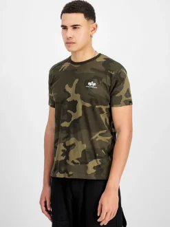 Alpha Industries Herren T-Shirt in oliv