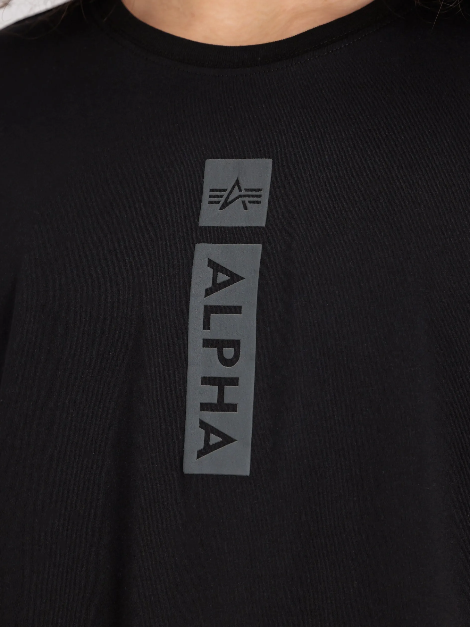 Alpha Industries Herren T-Shirt in schwarz