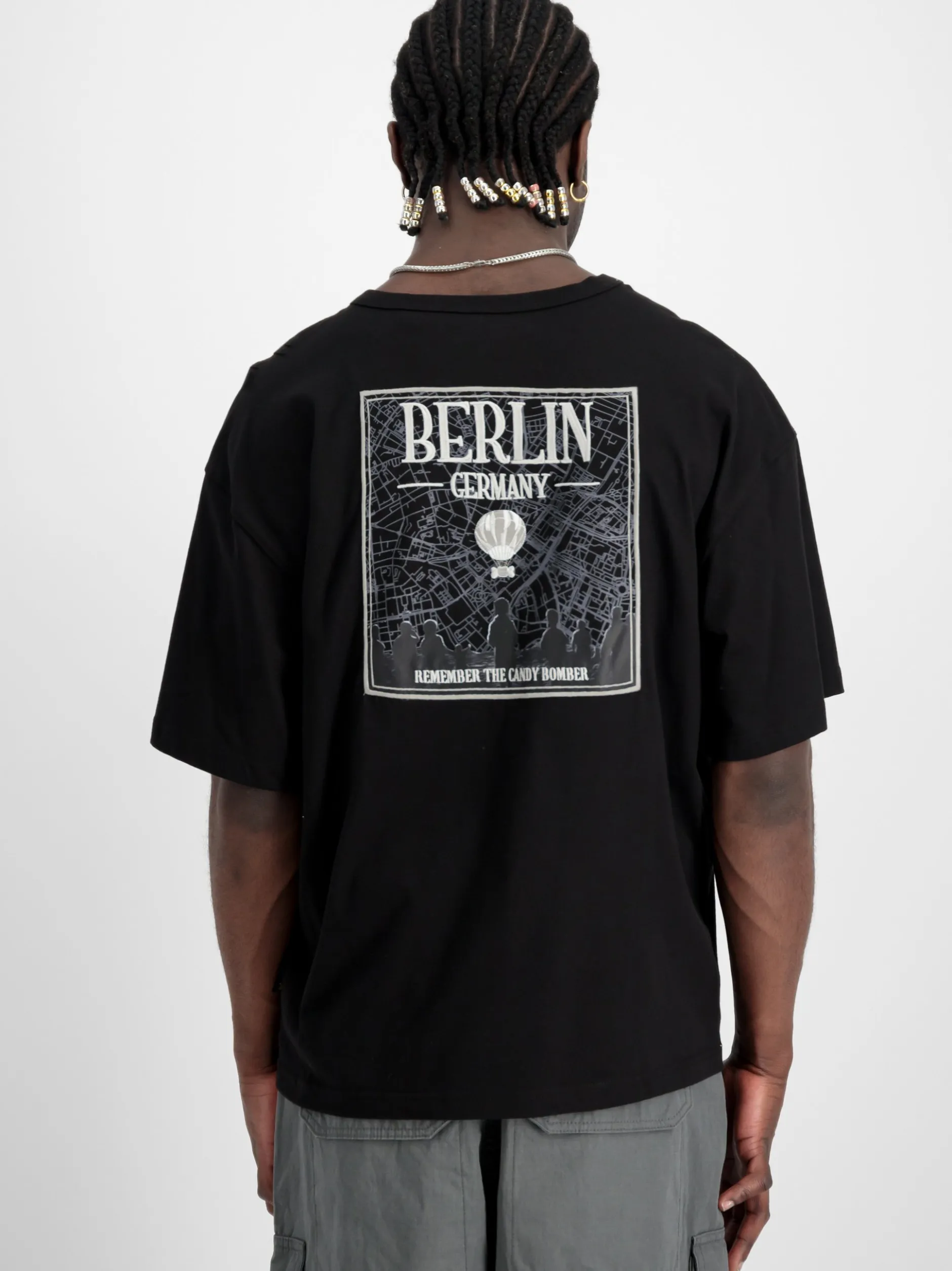 Alpha Industries Herren T-Shirt in schwarz