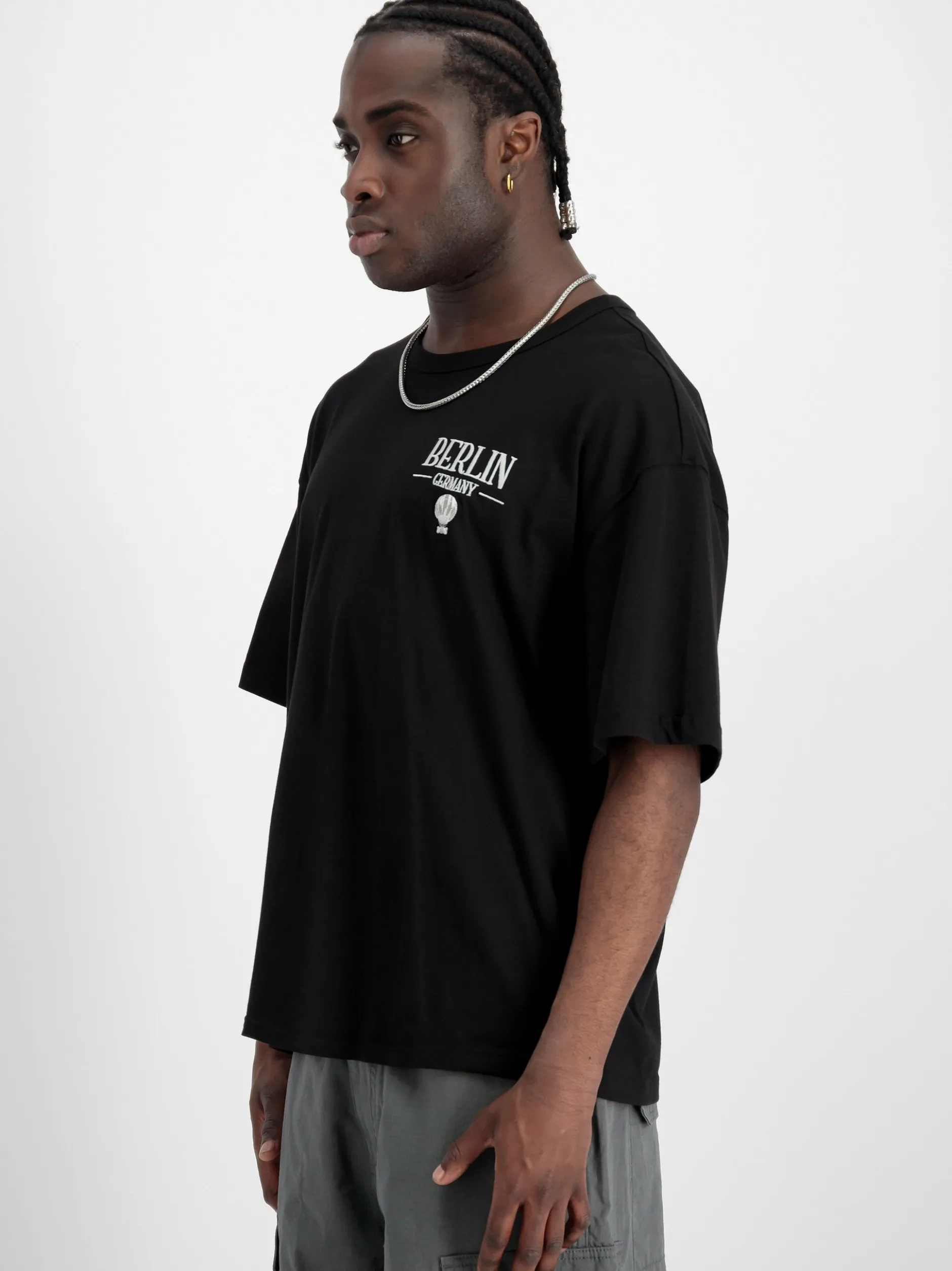 Alpha Industries Herren T-Shirt in schwarz