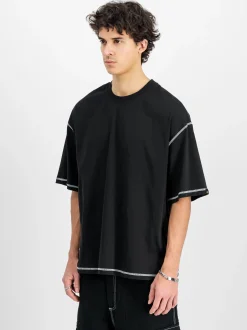 Alpha Industries Herren T-Shirt in schwarz