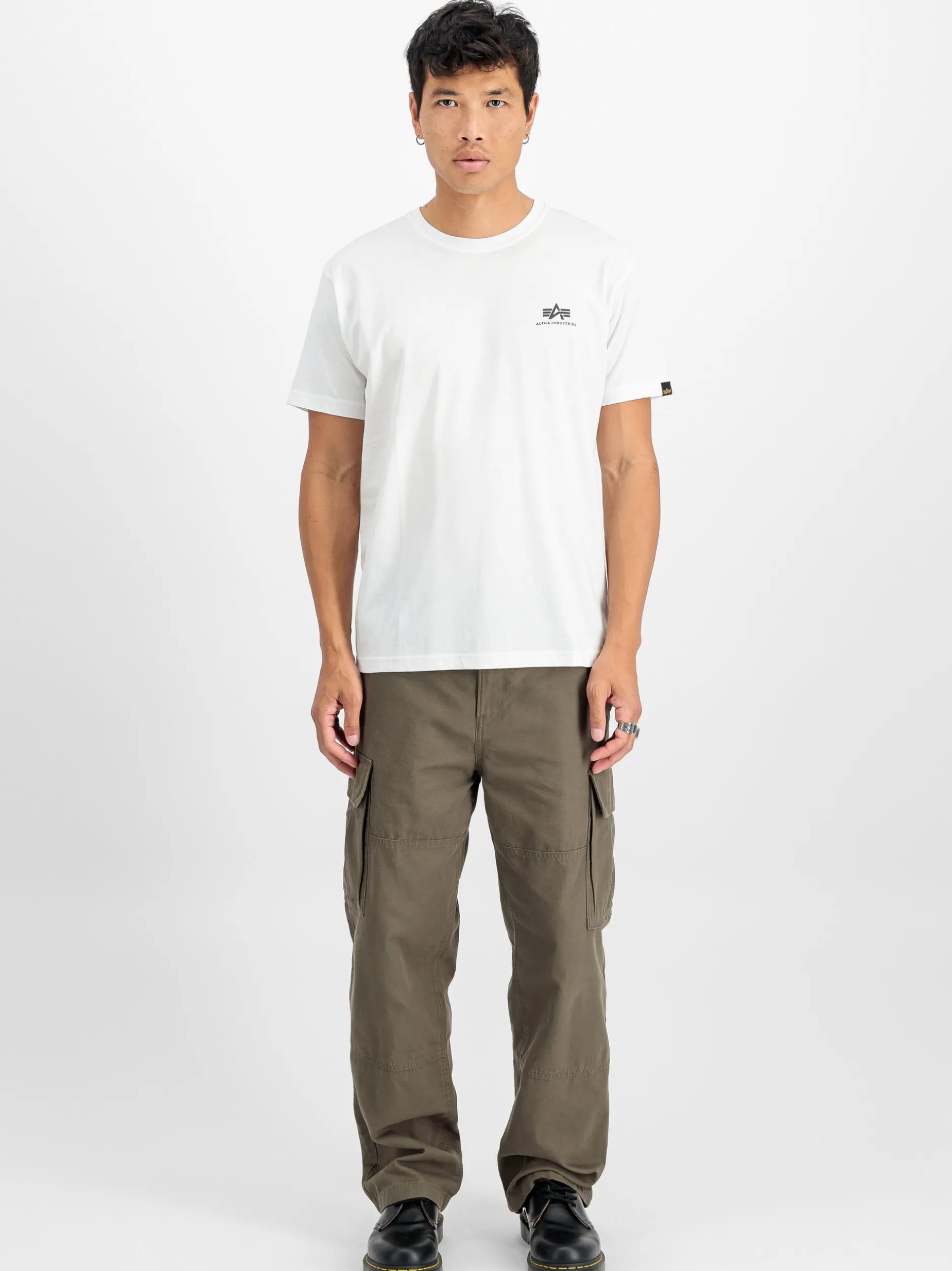 Alpha Industries Herren T-Shirt in weiß