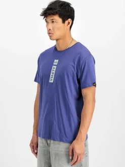 Alpha Industries Herren T-Shirt in lila