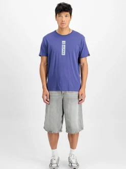 Alpha Industries Herren T-Shirt in lila