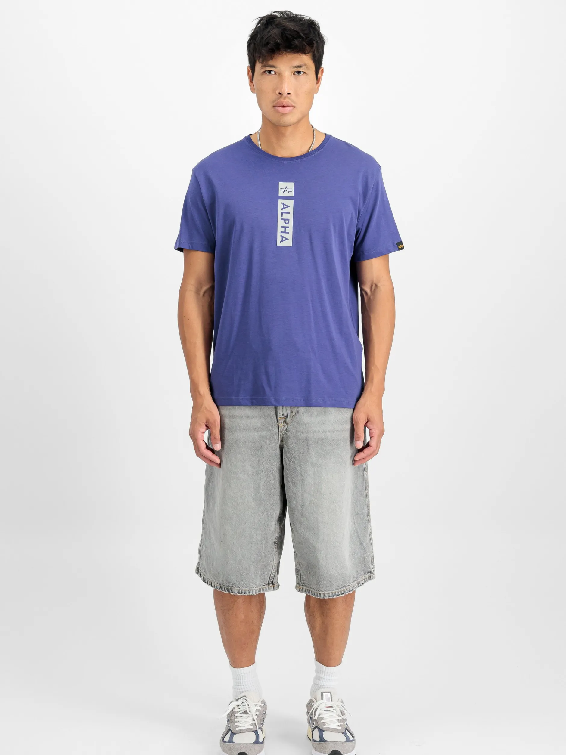 Alpha Industries Herren T-Shirt in lila