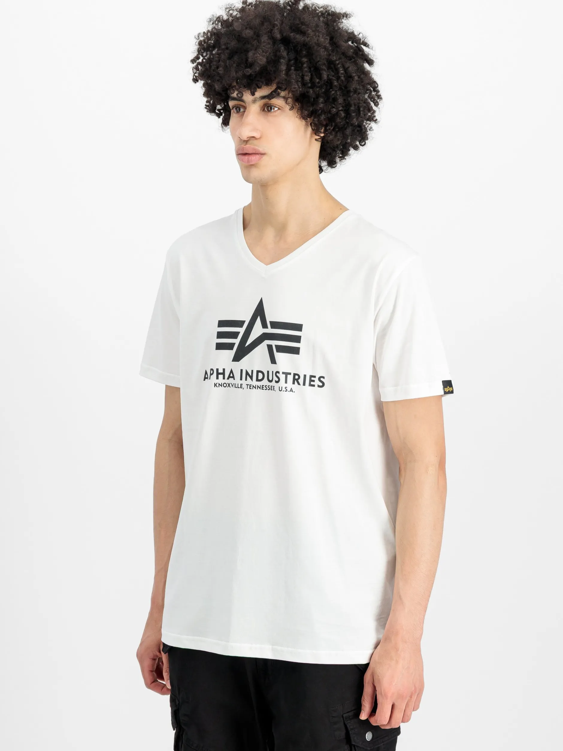 Alpha Industries Herren T-Shirt in weiß