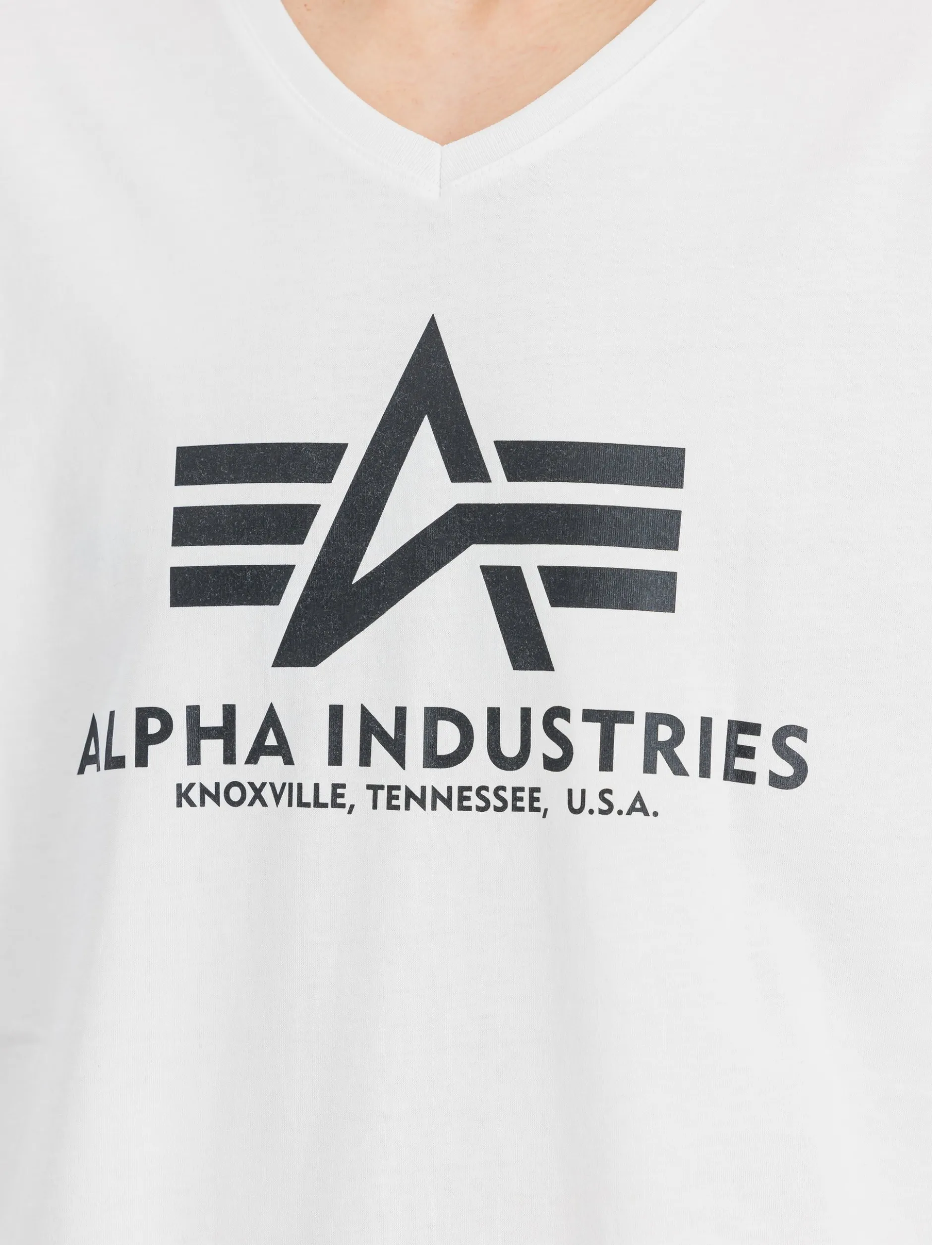 Alpha Industries Herren T-Shirt in weiß