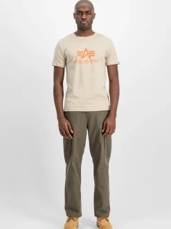 Alpha Industries Herren T-Shirt in beige