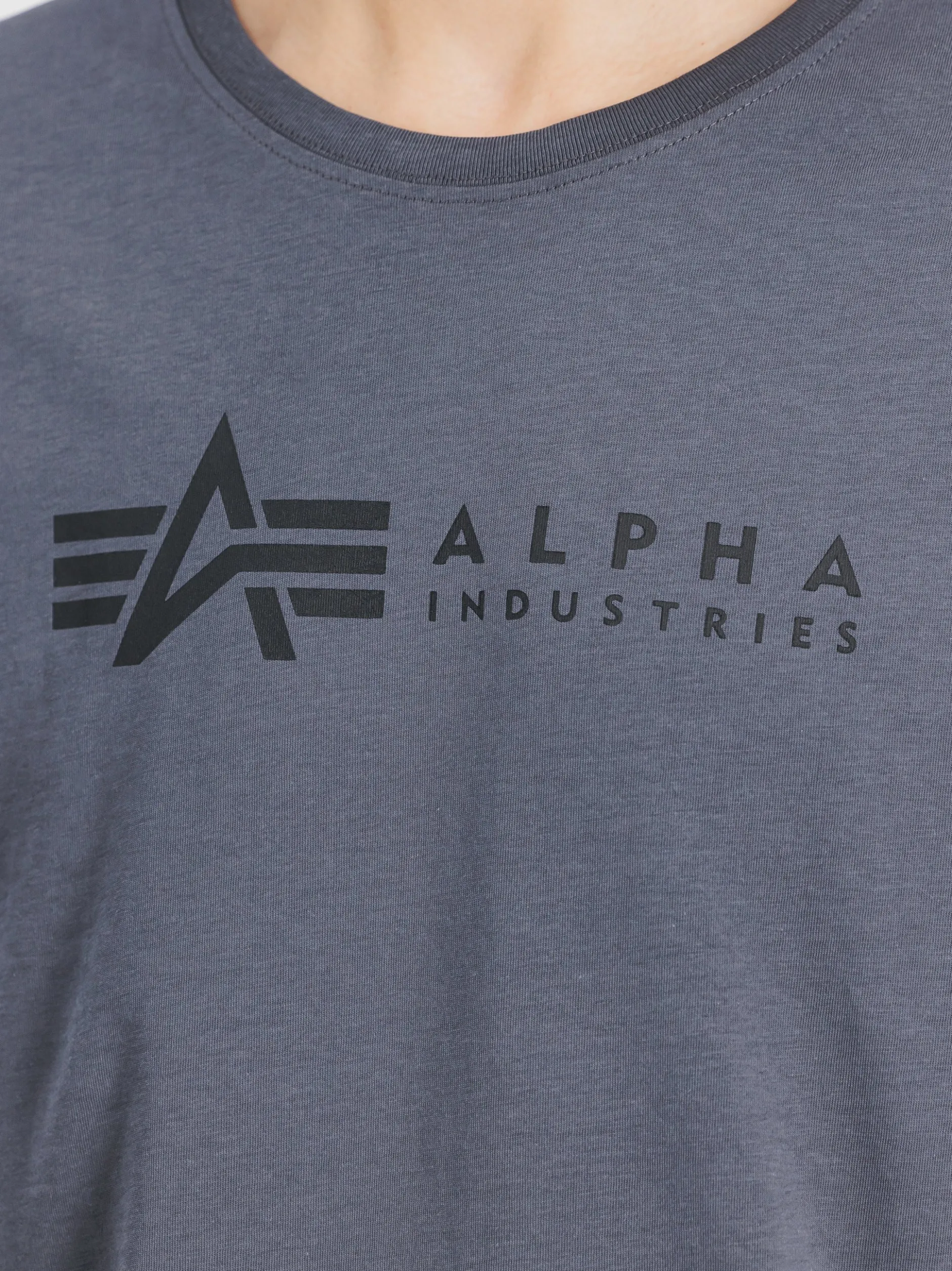 Alpha Industries Herren T-Shirt in grau
