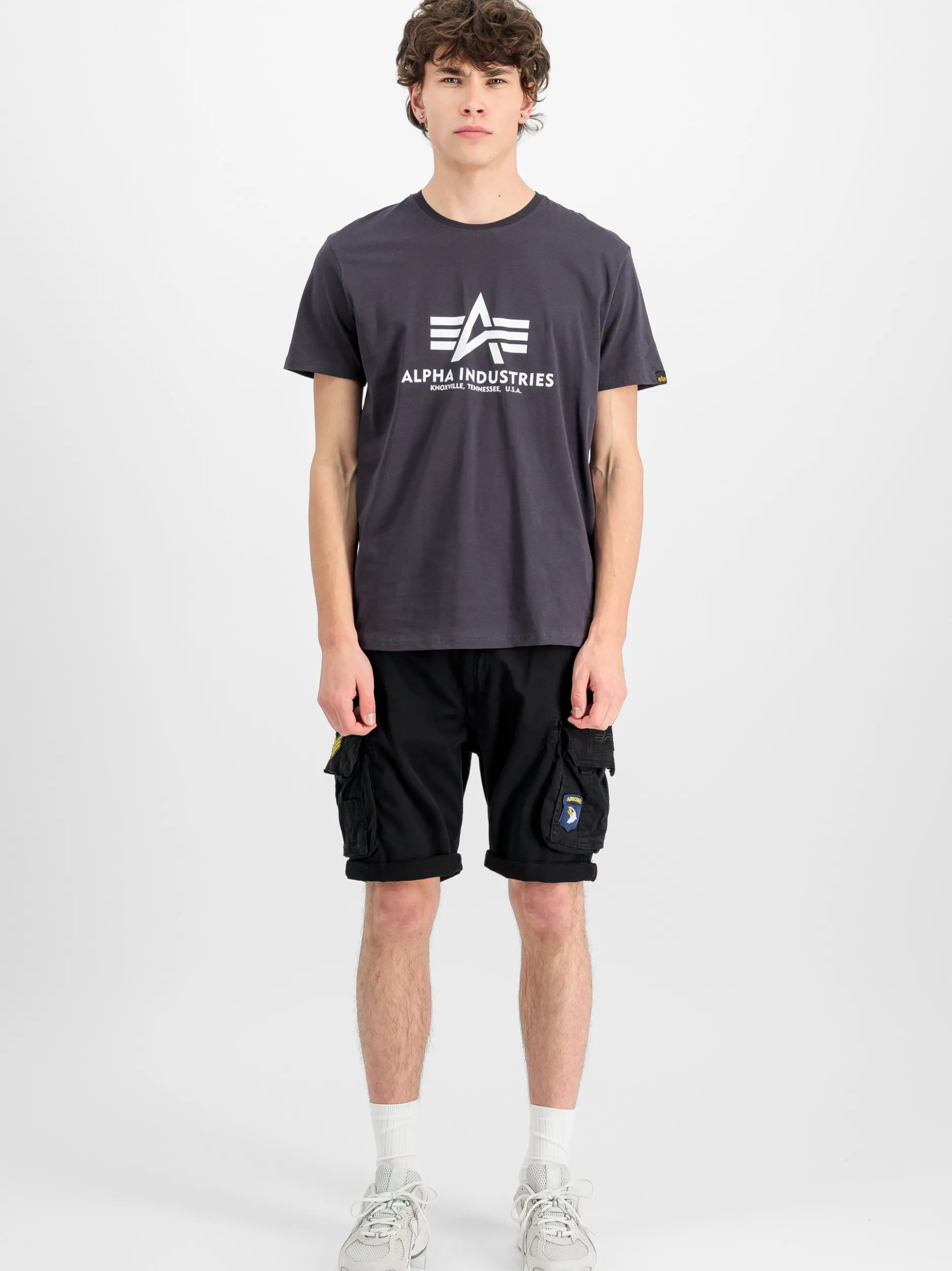 Alpha Industries Herren T-Shirt in grau
