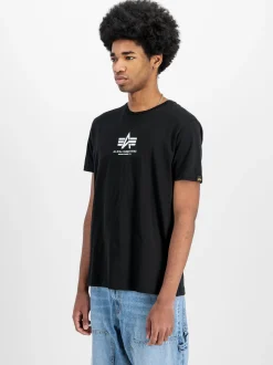 Alpha Industries Herren T-Shirt in schwarz