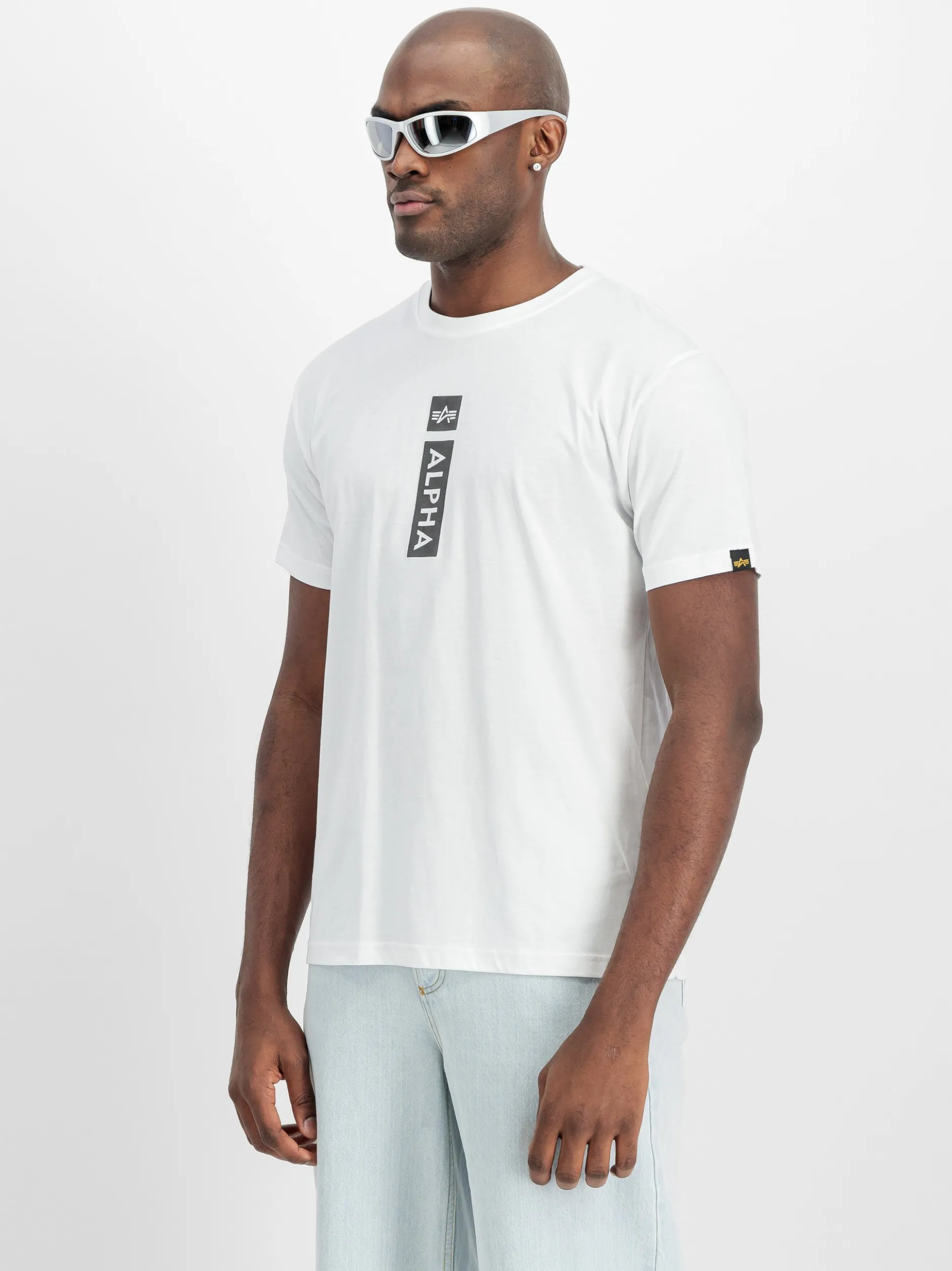 Alpha Industries Herren T-Shirt in weiß