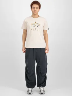 Alpha Industries Herren T-Shirt in sand