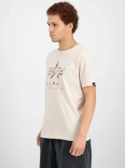 Alpha Industries Herren T-Shirt in sand