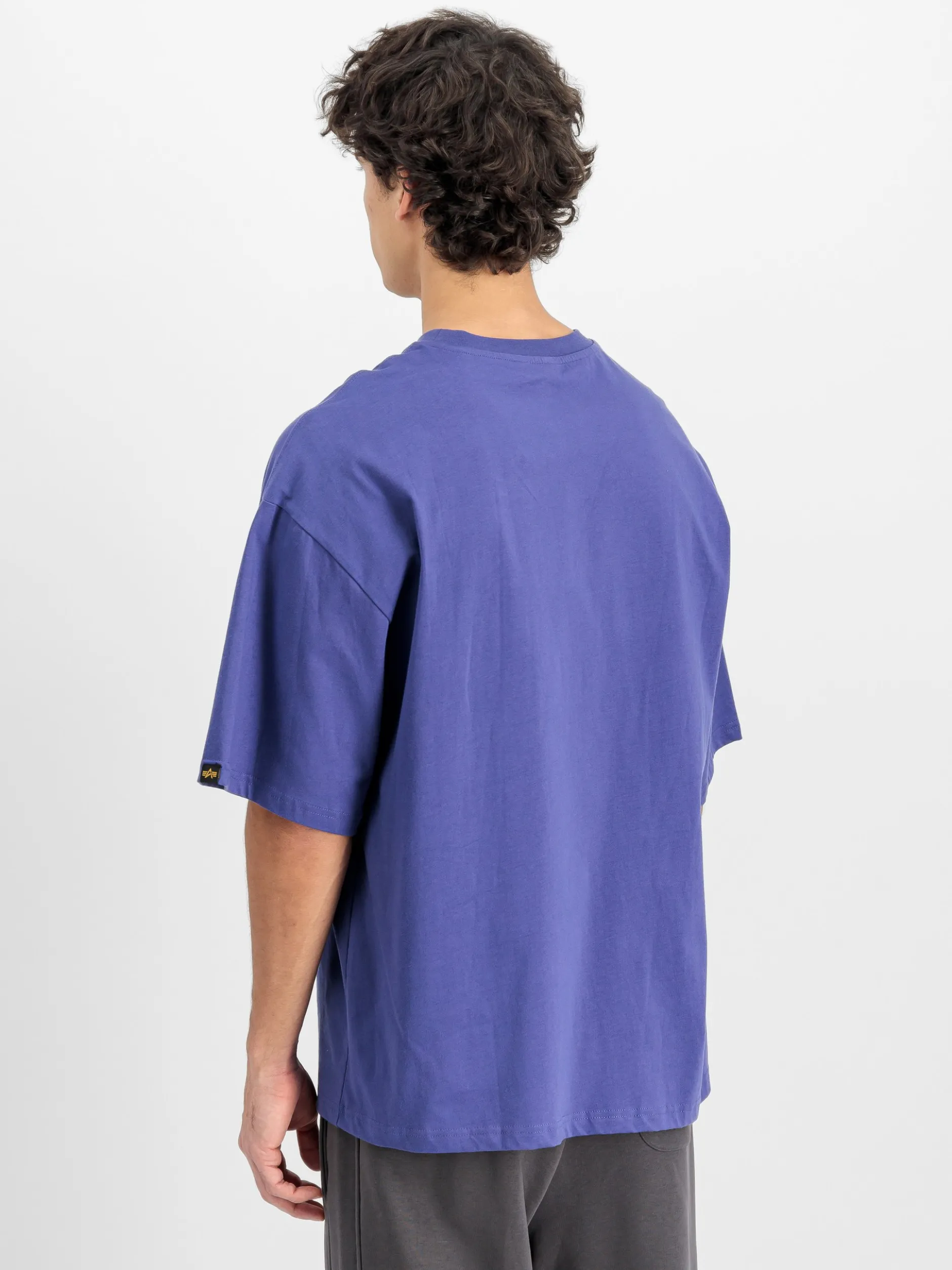 Alpha Industries Herren T-Shirt in purple
