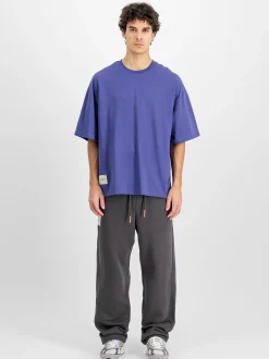 Alpha Industries Herren T-Shirt in purple