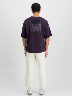 Alpha Industries Herren T-Shirt in lila