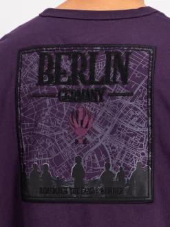Alpha Industries Herren T-Shirt in lila