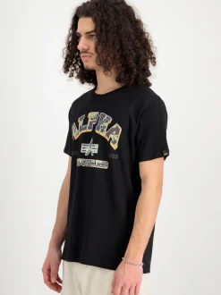 Alpha Industries Herren T-Shirt in schwarz