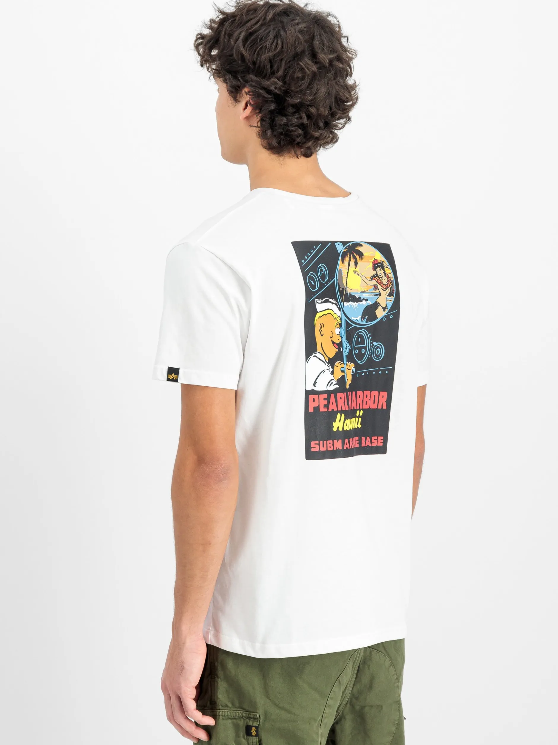 Alpha Industries Herren T-Shirt in weiß