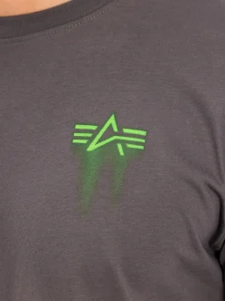 Alpha Industries Herren T-Shirt in grau