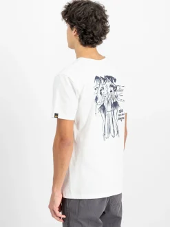 Alpha Industries Herren T-Shirt in weiß