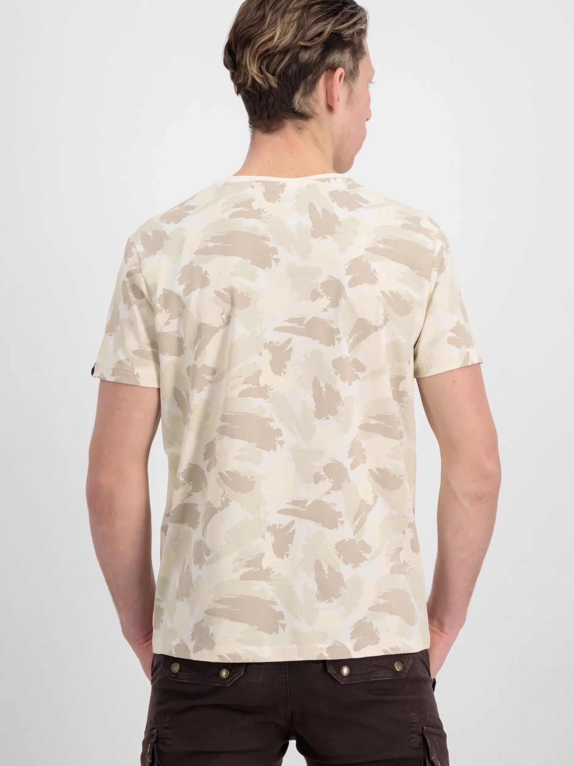 Alpha Industries Herren T-Shirt in beige