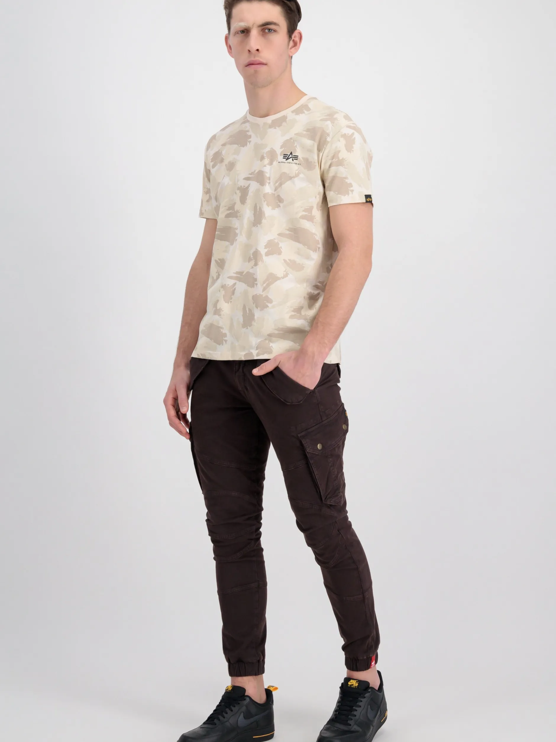 Alpha Industries Herren T-Shirt in beige