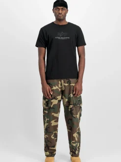 Alpha Industries Herren T-Shirt in schwarz