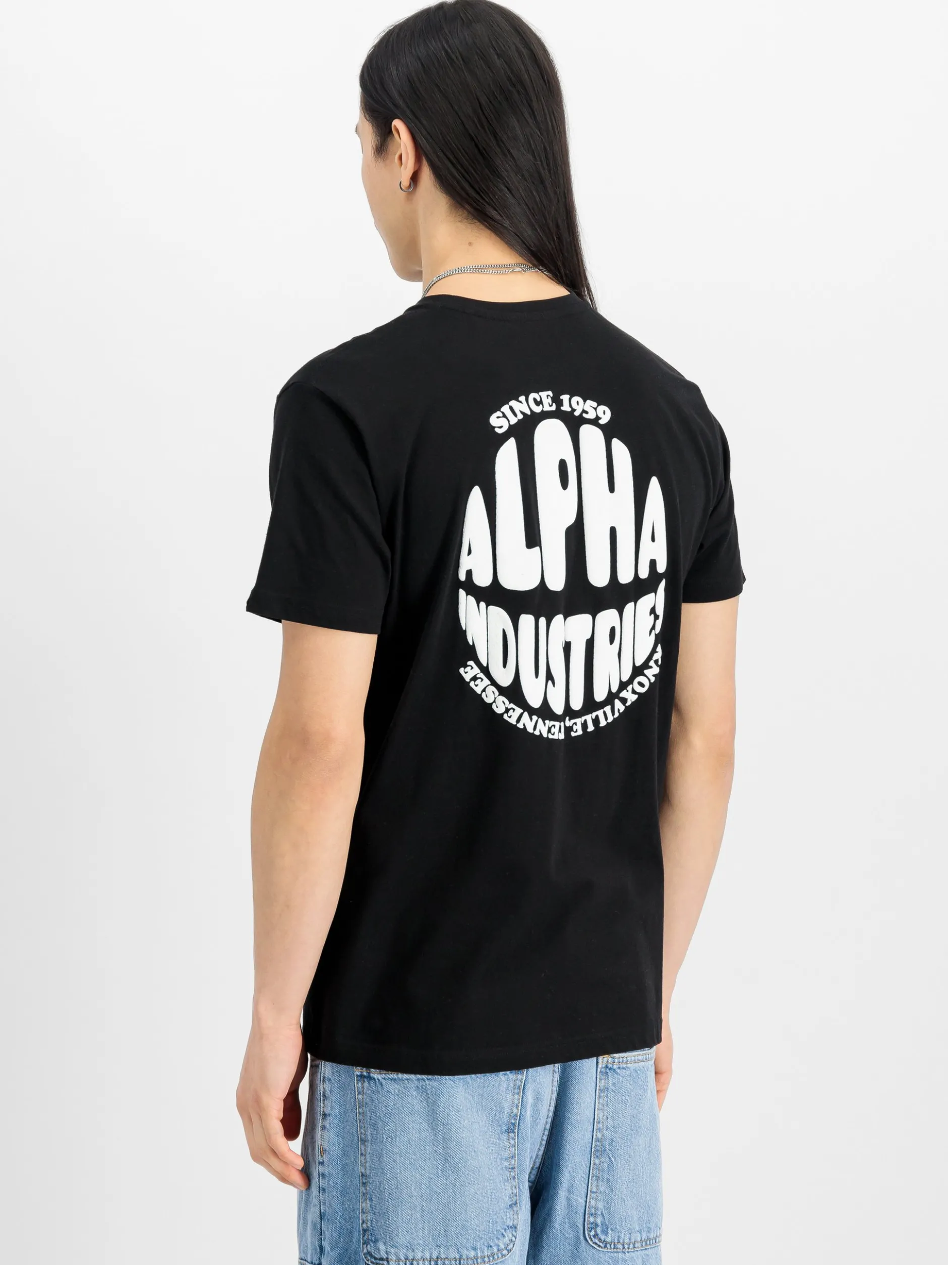Alpha Industries Herren T-Shirt in schwarz