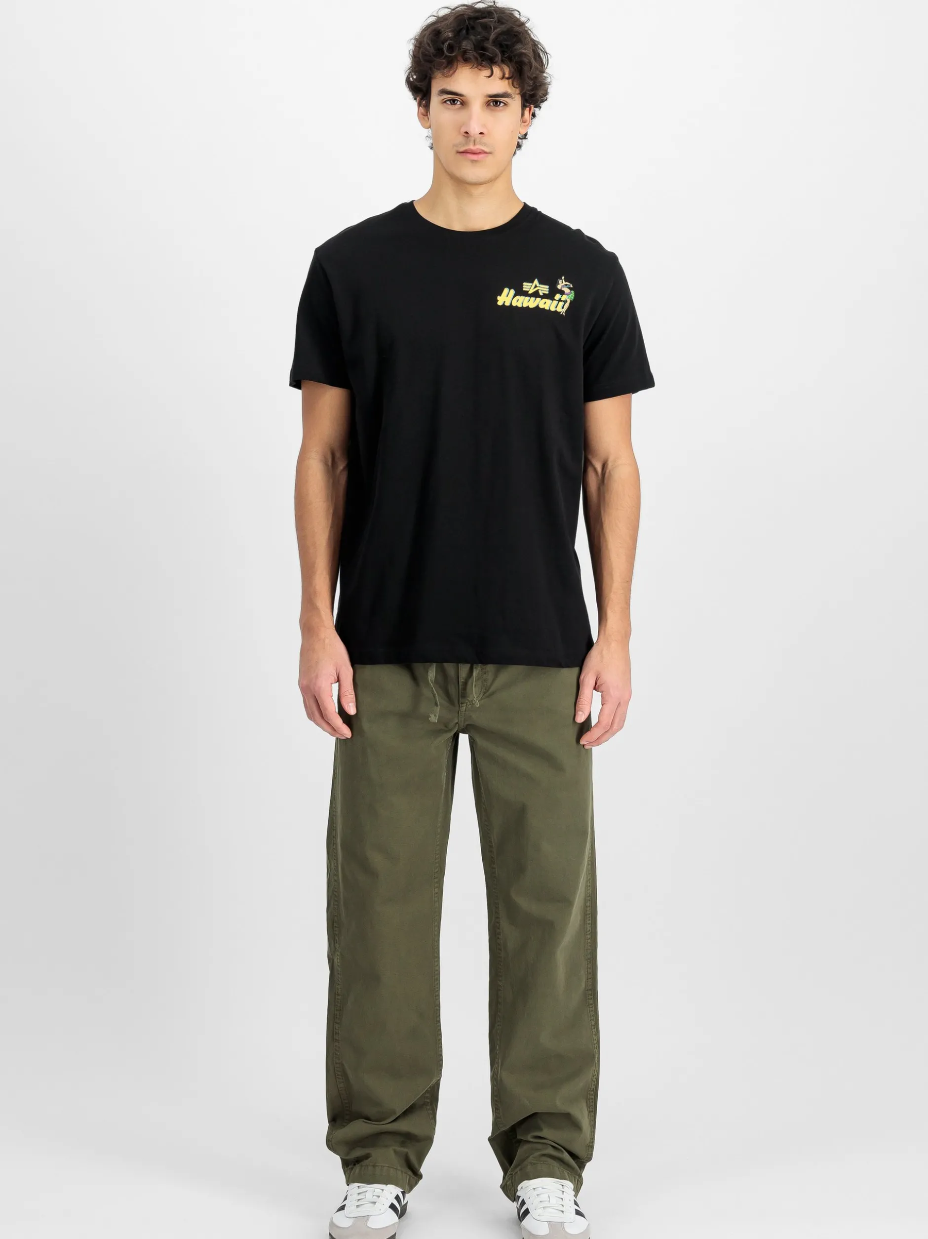 Alpha Industries Herren T-Shirt in schwarz