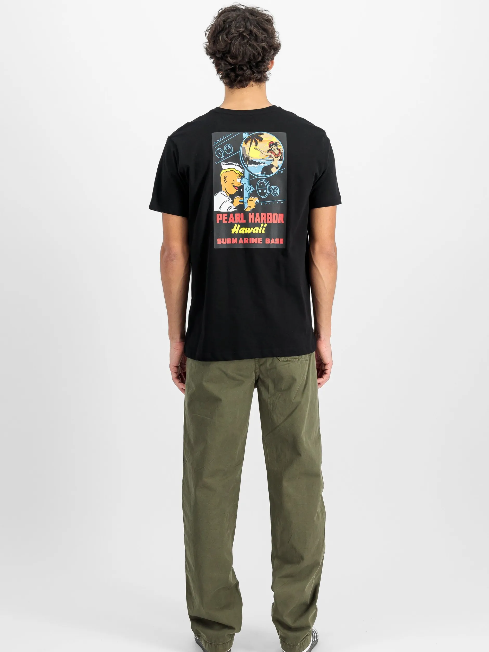 Alpha Industries Herren T-Shirt in schwarz